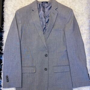 Boys Chaps gray  suit jacket blazer size 18 regular